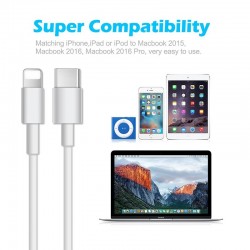 PD 20W - USB-C C2 - 5V 9V 2.2A - carregador rápido - plug UE
