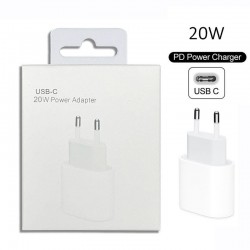 PD 20W - USB-C C2 - 5V 9V 2.2A - carregador rápido - plug UE