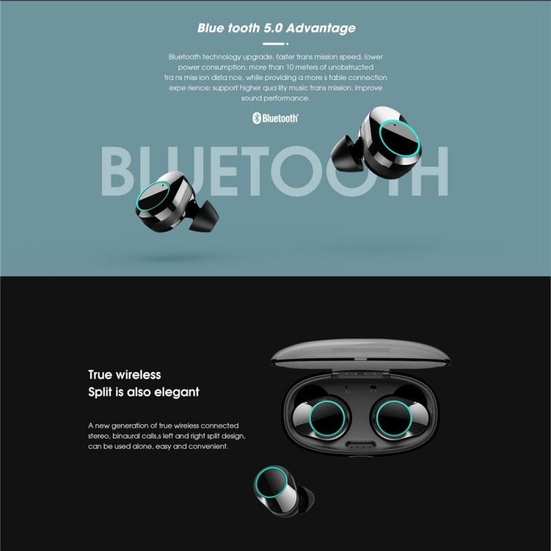 Elephone - Elepods 2 - TWS Earphone - Impermeável - Wireless