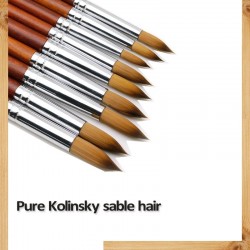Acrylic Nail Brush - Wood HandleBrushes