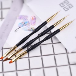 Double End - Nail Brush - Salon - Manicure ToolsBrushes