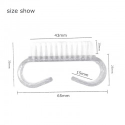 Pincel de unhas acrílico - 4 cores - Arte de unhas - 10 Pcs/Lot