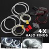 Angel eye light - halo ring - white LED - 131mm - for BMW E36 E38 E39 E46 - 4 piecesLights & lighting
