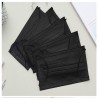 Cara protetora / máscara boca - descartável - 3-camada - preto - 5 - 500 peças