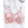 Sutiã de renda sexy - sem fio - push-up - confortável