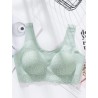 Sutiã de renda sexy - sem fio - push-up - confortável