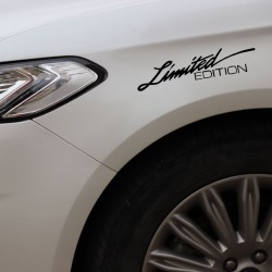 Edição limitada - autocolante de vinil
