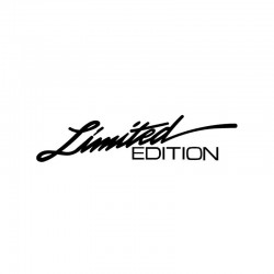 Edição limitada - autocolante de vinil