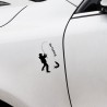 Ir pescar - autocolante - 9.2 * 15.2cm