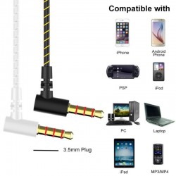 3.5mm - fones de ouvido esportivos - com fio - super baixo - fone de ouvido com microfone