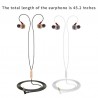 3.5mm - fones de ouvido esportivos - com fio - super baixo - fone de ouvido com microfone