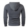 Warm hoodie with zipper - long sleeve - polka-dot printHoodies & Sweatshirt