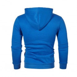Warm hoodie with zipper - long sleeve - polka-dot printHoodies & Sweatshirt