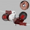 3.5mm - fones de ouvido esportivos - com fio - super baixo - fone de ouvido com microfone