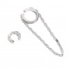 Asymmetrical earrings - ear clip / hookEarrings