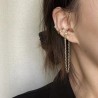 Asymmetrical earrings - ear clip / hookEarrings