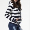 Striped hoodie - with zipperHoodies & Sweatshirt