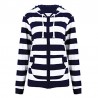 Striped hoodie - with zipperHoodies & Sweatshirt
