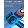 TWS - wireless - Bluetooth mini earphones - waterproof - LED displayEar- & Headphones