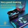 G40 TWS - Auscultadores Bluetooth - som 9D - fones de ouvido à prova d'água com microfone