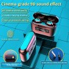 G40 TWS - Auscultadores Bluetooth - som 9D - fones de ouvido à prova d'água com microfone
