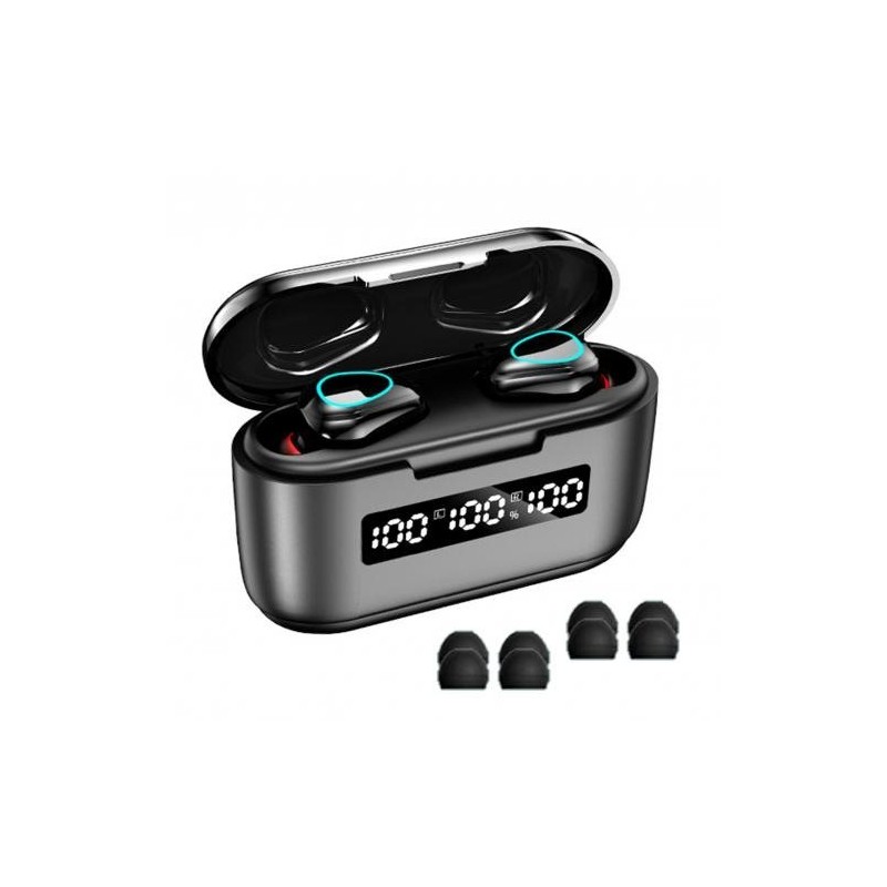 G40 TWS - Auscultadores Bluetooth - som 9D - fones de ouvido à prova d'água com microfone