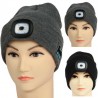 Bluetooth 5.0 - chapéu inteligente sem fio - fones de ouvido - fone de ouvido com 4 LEDs