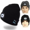 Bluetooth 5.0 - chapéu inteligente sem fio - fones de ouvido - fone de ouvido com 4 LEDs