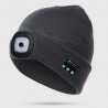 Bluetooth 5.0 - chapéu inteligente sem fio - fones de ouvido - fone de ouvido com 4 LEDs
