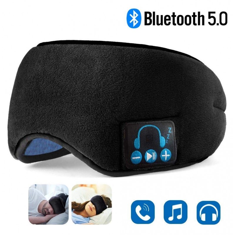 Bluetooth - wireless headphones - sleeping eye mask with microphoneEar- & Headphones