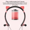 Bluetooth - fone de ouvido sem fio - microfone - auscultadores no ouvido - Led orelhas de gato luminoso