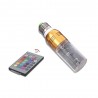 Lâmpada LED de cristal acrílico - RGB - E27 - E14 - AC85 - 265V