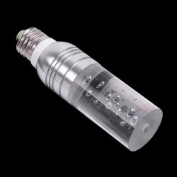 Lâmpada LED de cristal acrílico - RGB - E27 - E14 - AC85 - 265V