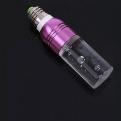 Lâmpada LED de cristal acrílico - RGB - E27 - E14 - AC85 - 265V