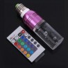 Lâmpada LED de cristal acrílico - RGB - E27 - E14 - AC85 - 265V