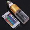 Lâmpada LED de cristal acrílico - RGB - E27 - E14 - AC85 - 265V