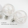 E27 - 220V 110V - RGB - Lâmpada decorativa LED