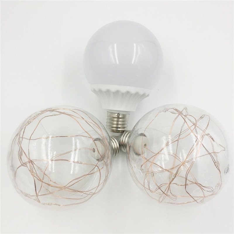 E27 - 220V 110V - RGB - LED decorative bulbE27