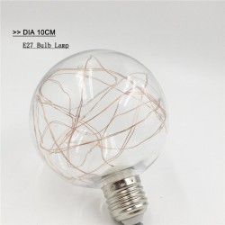 E27 - 220V 110V - RGB - LED decorative bulbE27