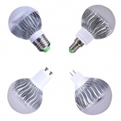 5W - RGB - E27 - GU10 - E14 - MR16 - Lâmpada LED - controlador remoto - dimmer