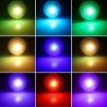 5W - RGB - E27 - GU10 - E14 - MR16 - Lâmpada LED - controlador remoto - dimmer