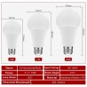 E27 - 5W - 7W - 10W - lâmpada ultravioleta - LED - lâmpada germicida - esterilizador - desinfecção - eliminator de mite