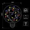 E27 1.7W - Lâmpada LED RGB - dimmable - decoração de Natal