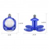 40W E27 - 220V 110V - RGB - LED - bulbo dobrável - lâmpada de futebol UFO