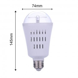 AC110-240V E27 4W - LED - snowflakes pattern - rotatable bulb - projector - lamp - RGBLights & lighting