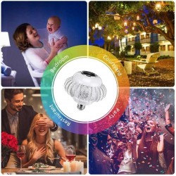 E27 - RGB LED bulb with wireless Bluetooth speaker - remote control - 110V-220V 6WE27