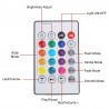E27 - RGB LED bulb with wireless Bluetooth speaker - remote control - 110V-220V 6WE27