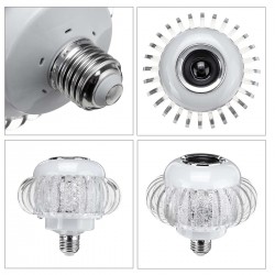 E27 - RGB LED bulb with wireless Bluetooth speaker - remote control - 110V-220V 6WE27