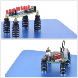 Placa PCB magnética - base de aço inoxidável - ferramenta de reparação de solda / soldagem