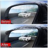 Espelho traseiro do carro - espelho lateral - visor de chuva - autocolante - 2 peças